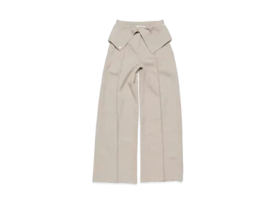 Acne Studios Tailored Wool-Blend Trousers "Cold Beige"