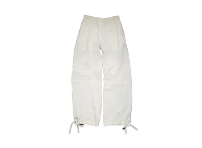 Acne Studios Relaxed Drawstring Trousers "Warm White"