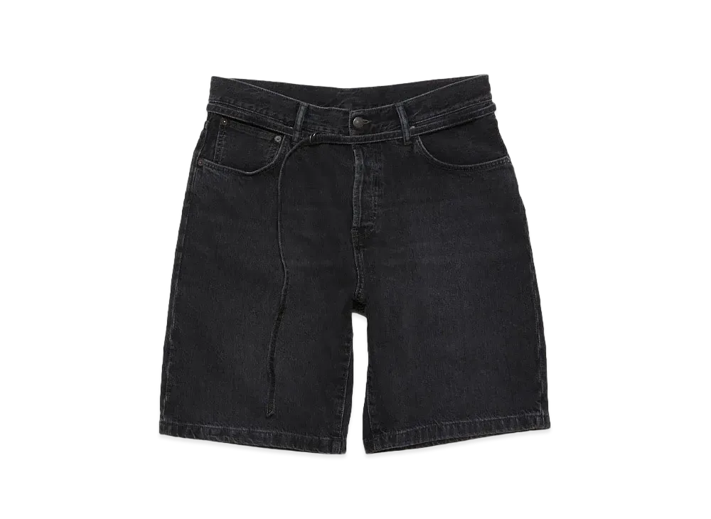 Acne Studios Loose Fit Denim Shorts "Black"