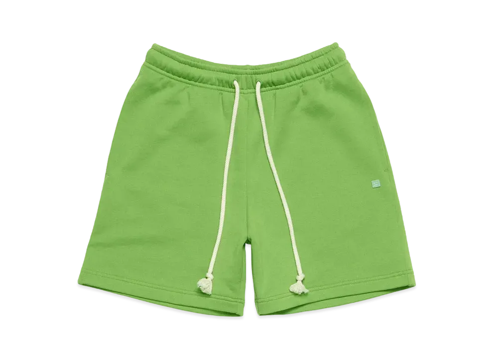 Acne Studios Fleece Shorts "Herbal Green"