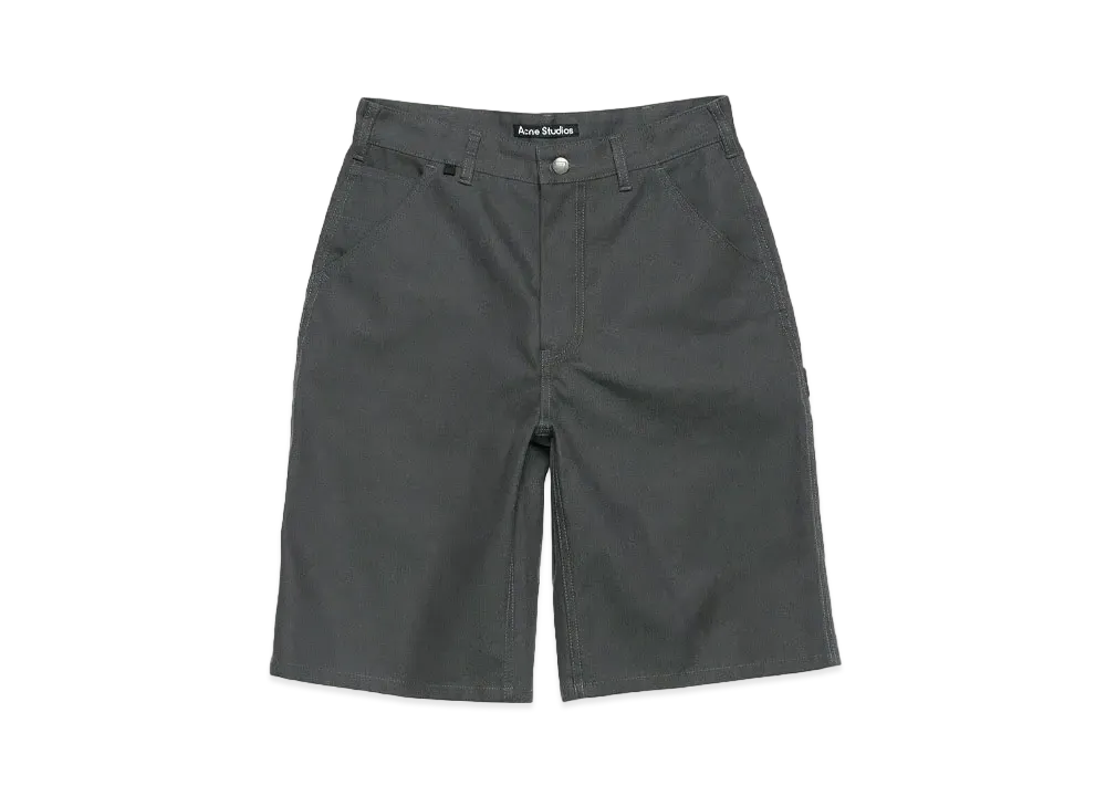 Acne Studios Canvas Shorts "Dark Gray"
