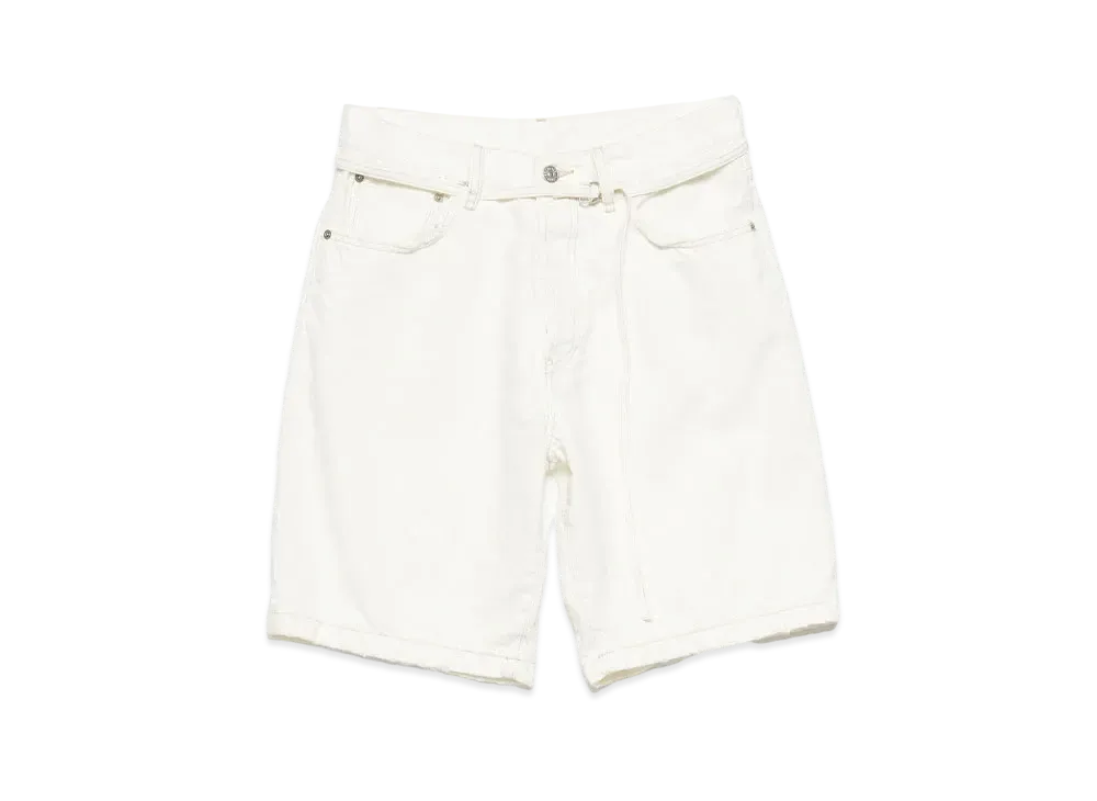 Acne Studios Loose Fit Denim Shorts "Off White"
