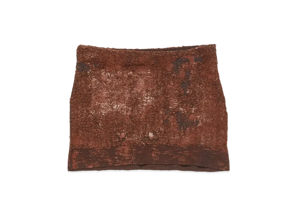 Acne Studios Mini Woven Skirt "Last Brown"