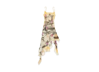 Acne Studios Printed Strap Dress "Multi Yellow"