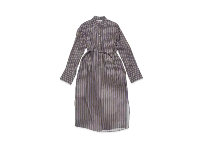 Acne Studios Shirt Dress "Purple/Anthracite Grey"