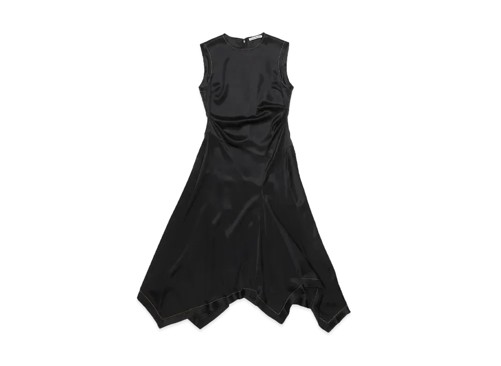 Acne Studios Satin Sleeveless Dress "Black"