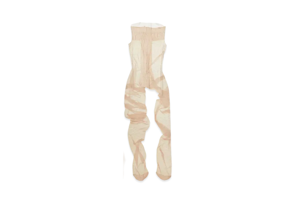 Acne Studios Printed Long Dress "White/Beige"