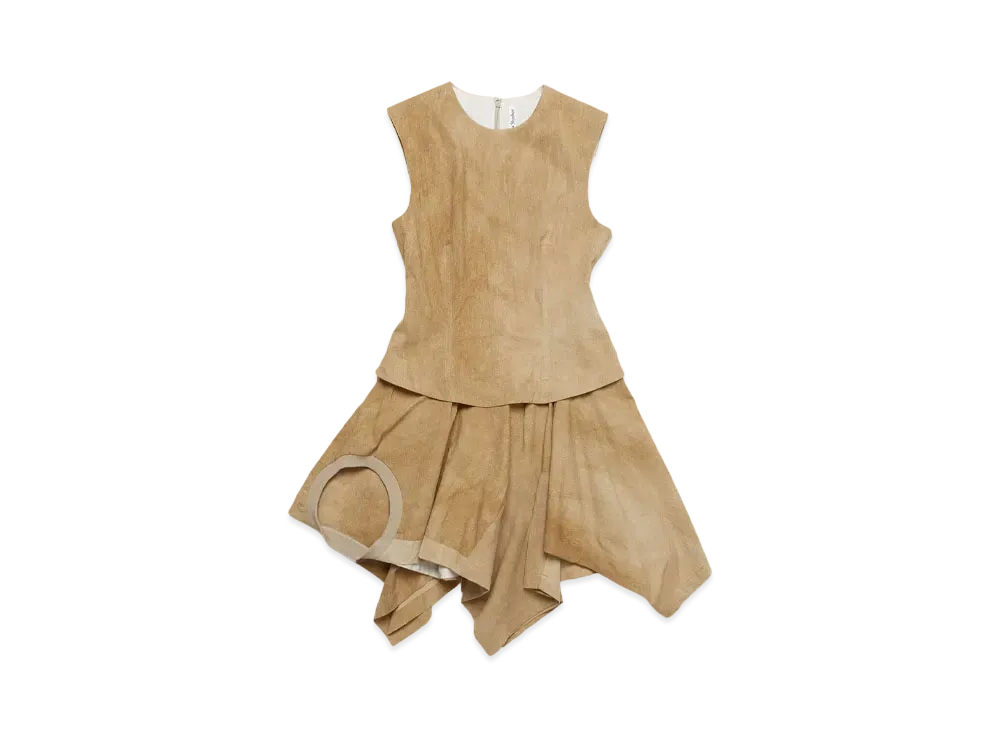Acne Studios Sleeveless Dress "Cold Beige"