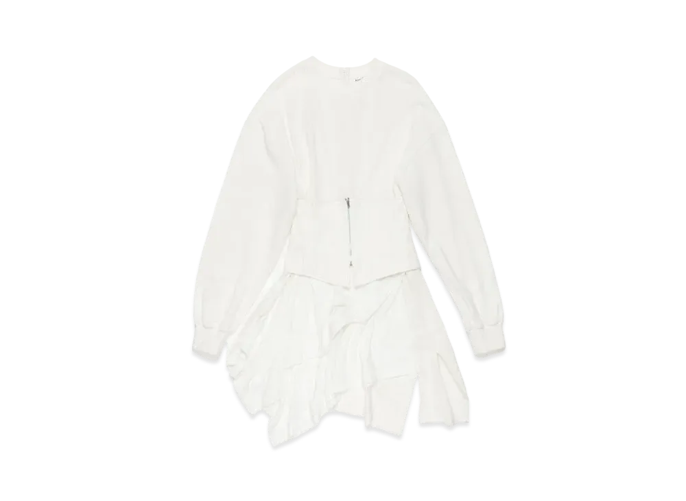 Acne Studios Corset Dress "White"