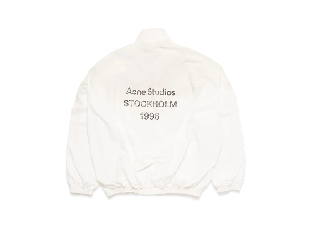 Acne Studios Logo Zipper Jacket "Dusty White"