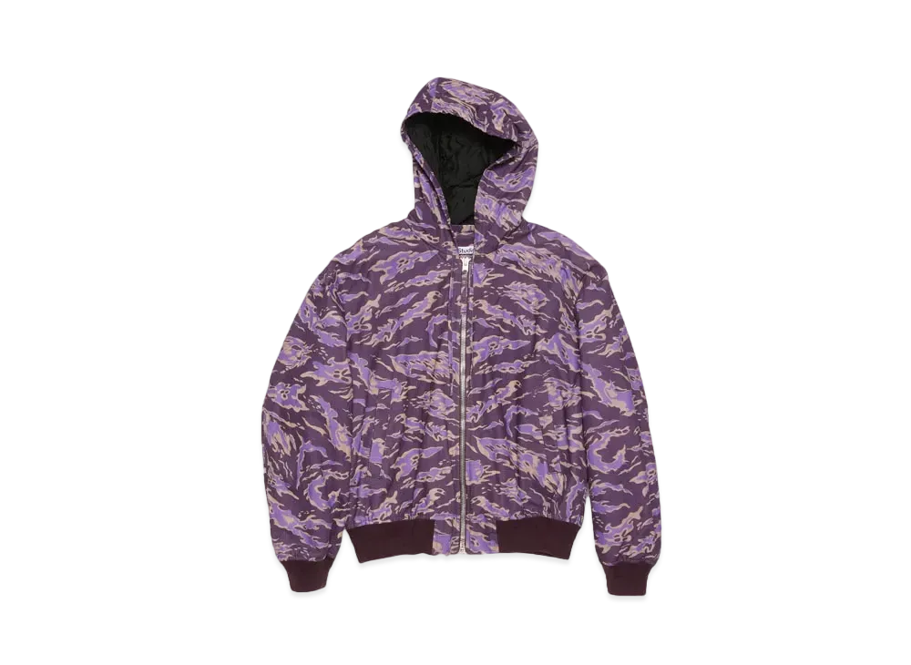 Acne Studios Hooded Padded Jacket "Purple Multi"