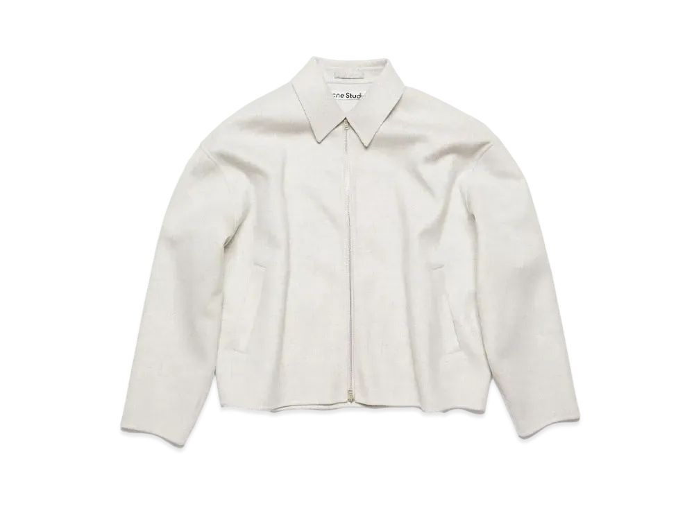 Acne Studios Wool Jacket "Light Grey Melange"