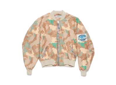 Acne Studios Bomber Jacket "Orange/Green"