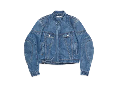 Acne Studios Biker Denim Jacket "Mid Blue"