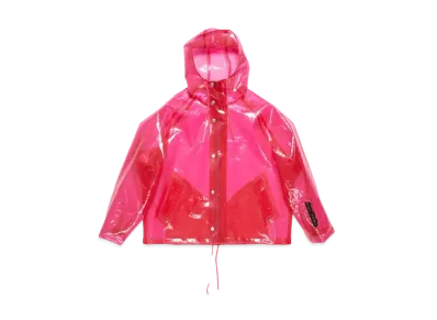 Acne Studios Hooded Transparent Jacket "Berry Pink"
