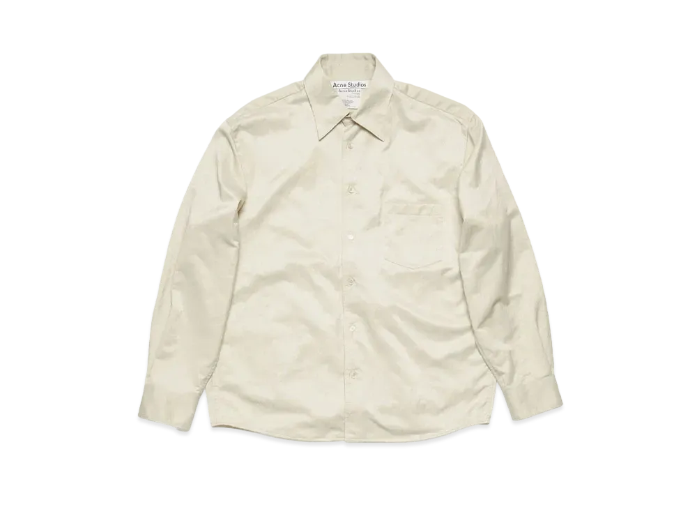 Acne Studios Nylon Overshirt "Ivory White"