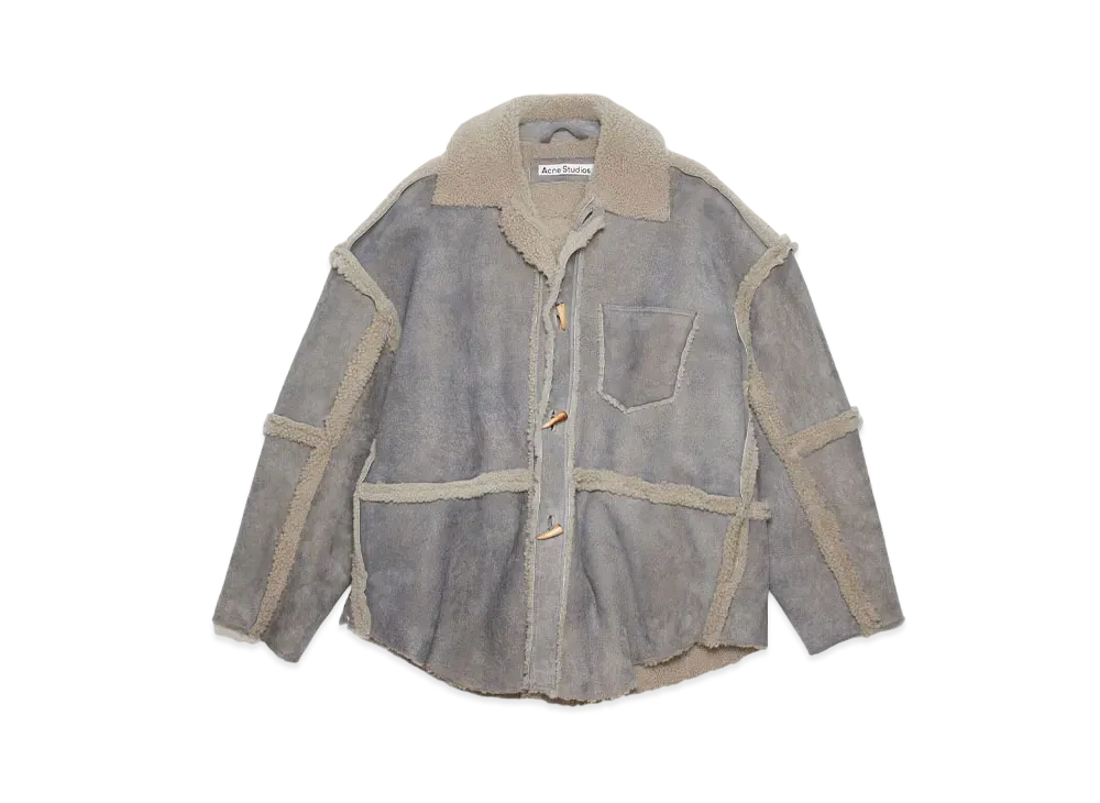 Acne Studios Shearling Jacket "Taupe Gray"