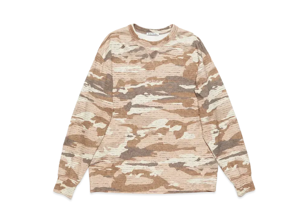 Acne Studios アクネストゥディオズ 22SS ポルトガル製 Face Patch Sweat オーバーサイズ フェイスパッチスウェット FA-UX-SWEA000088 XXS Light Green トレーナー プルオーバー トップス【中古】【Acne Studios】 C (やや傷や汚れあり)】Acne Studios アクネストゥディオズ 22SS