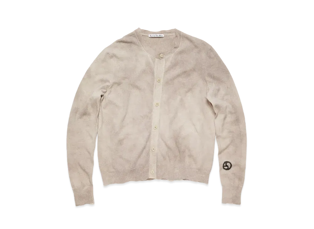 Acne Studios Crew Neck Cardigan "Vintage Beige"