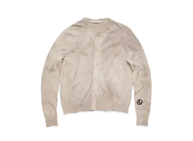 Acne Studios Crew Neck Cardigan "Vintage Beige"