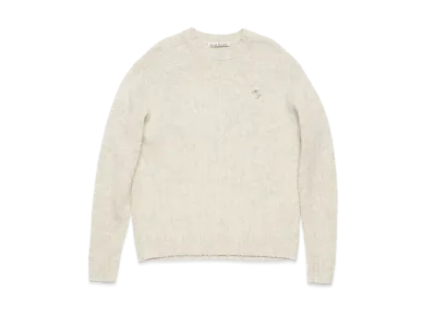 Acne Studios Crew Neck Wool Sweater "Light Grey Melange"