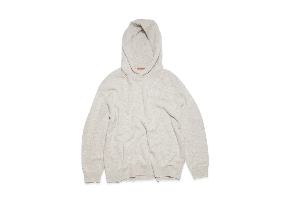 Acne Studios Wool Cashmere Hoodie "Light Grey Melange"