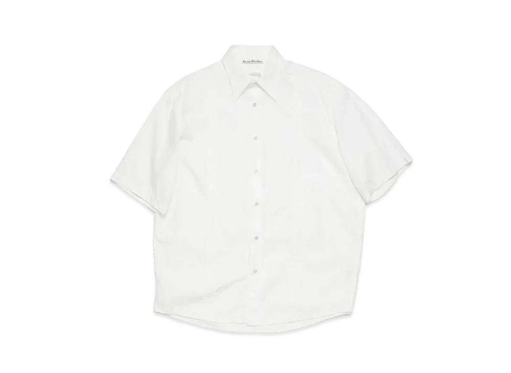 Acne Studios Short Sleeve Button Up Shirt "White"
