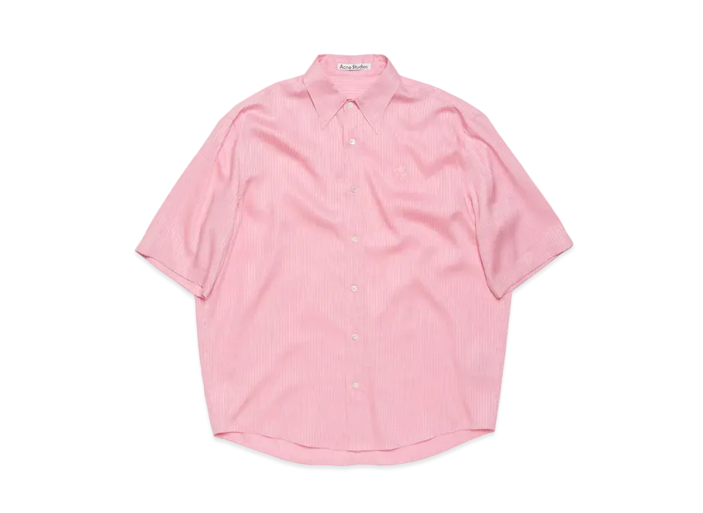 Acne Studios Stripe Button-Up Shirt "Blush Pink"
