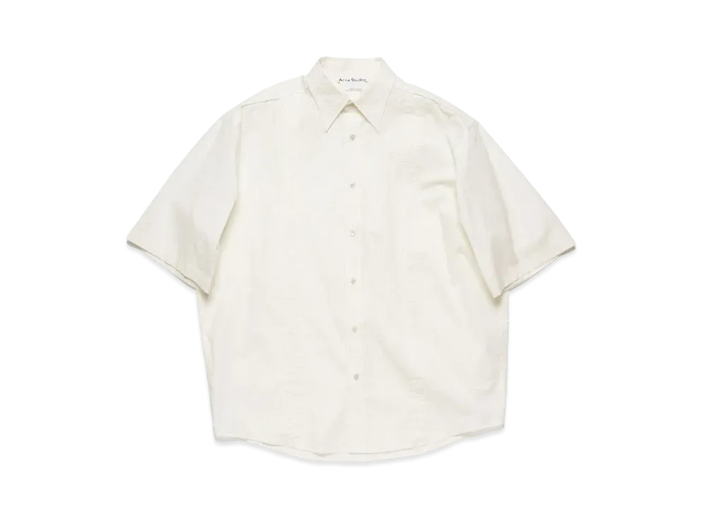 Acne Studios Short Sleeve Button Up Shirt "White"