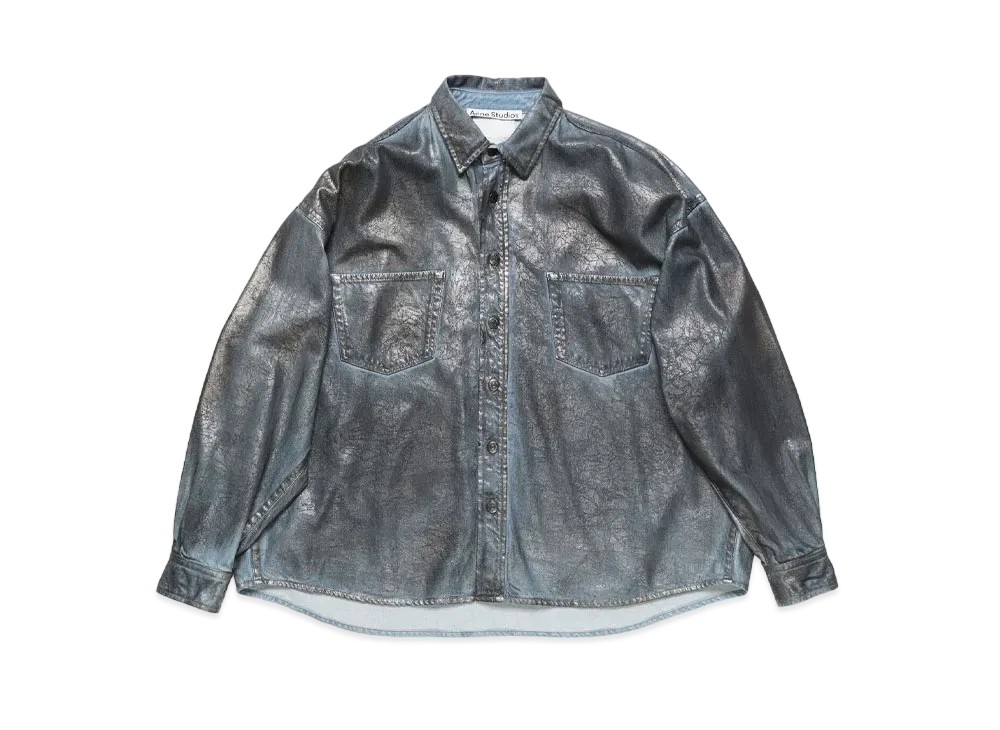 Acne Studios Denim Shirt - Relaxed Fit "Silver/Blue"