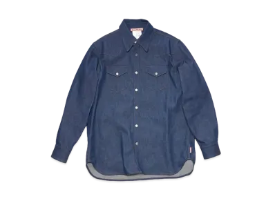 Acne Studios Button-Up Denim Shirt "Indigo Blue"