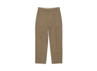 Acne Studios Twill Cotton Blend Trousers "Hazelnut Brown"