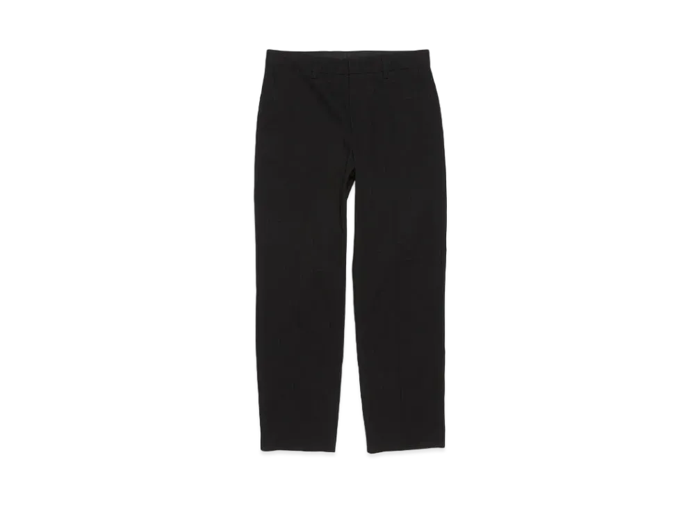 Acne Studios Twill Cotton Blend Trousers "Black"