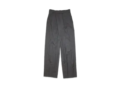 Acne Studios Tailored Wool Blend Wrap Trousers "Grey/Black"