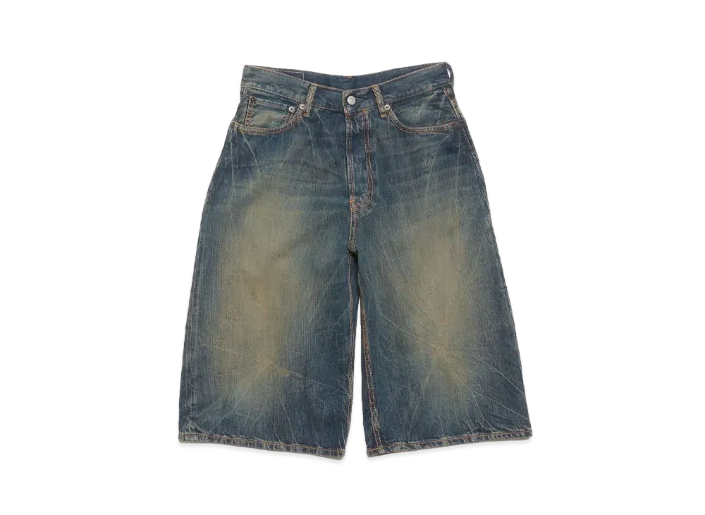 Acne Studios Denim Shorts - Loose Fit "Dark Blue"