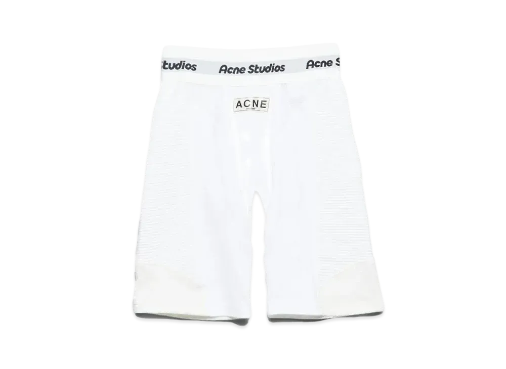 Acne Studios Logo Boxer Shorts "Optic White"