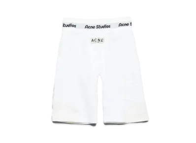Acne Studios Logo Boxer Shorts "Optic White"