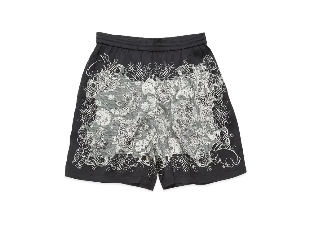 Acne Studios Print Short Pants "Black/Ecru"