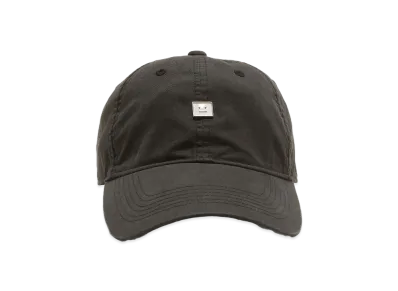 Acne Studios Cap With Face Logo Patch "Black"