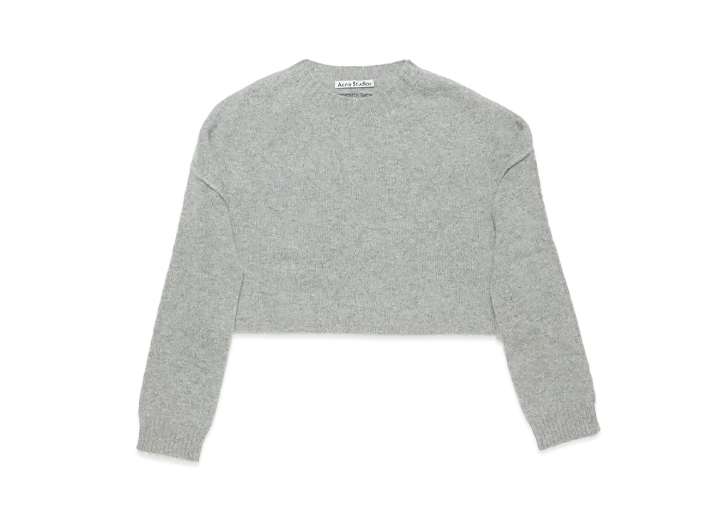 Acne Studios Wool Cashmere Sweater "Grey Melange"
