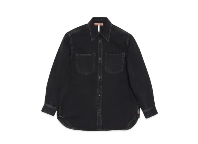 Acne Studios Denim Button-Up Shirt - Relaxed Fit "Black"