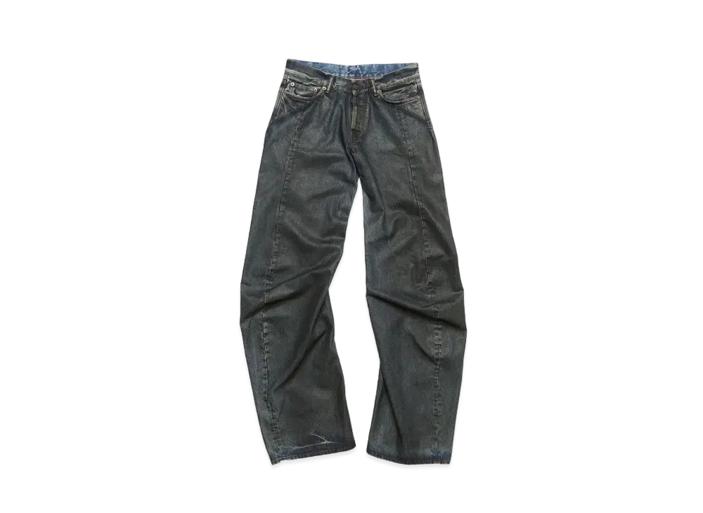 Acne Studios Loose Fit Jeans - 2006F "Black/Mid Blue"