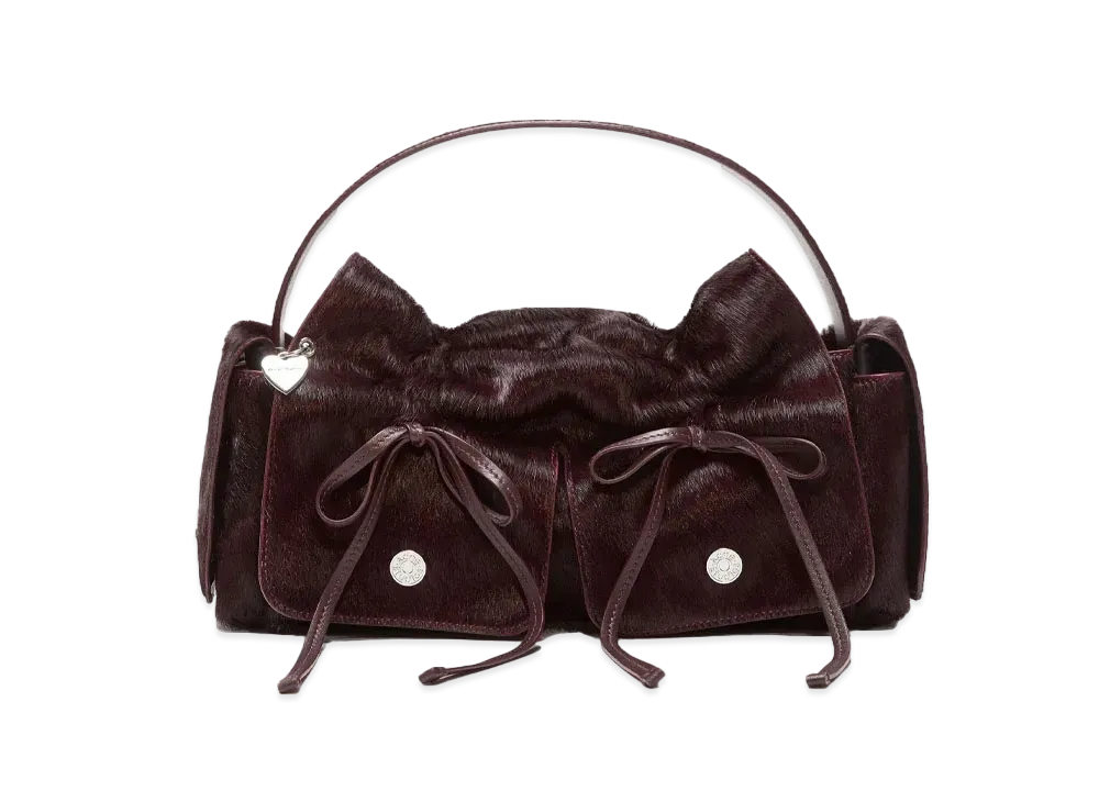 Acne Studios Multipocket Furry Leather Bag 