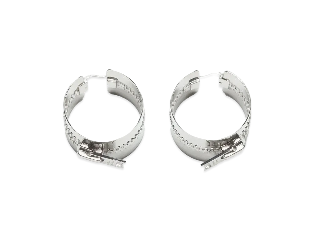 Acne Studios Hoop Earrings "Silver"