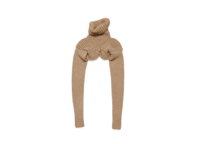 Acne Studios Cropped High Neck Knit "Camel Beige"