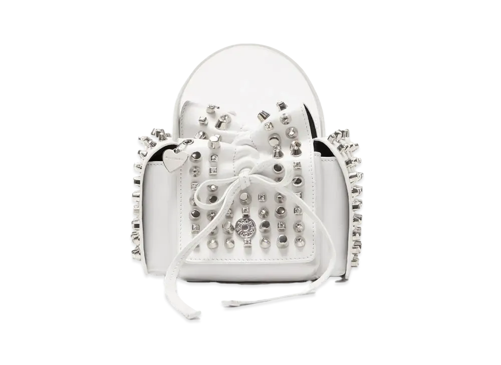 Acne Studios Multipocket Mini Studs Bag "White/Grey"