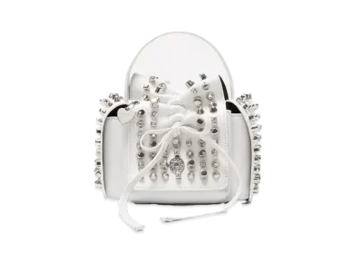 Acne Studios Multipocket Mini Studs Bag "White/Grey"