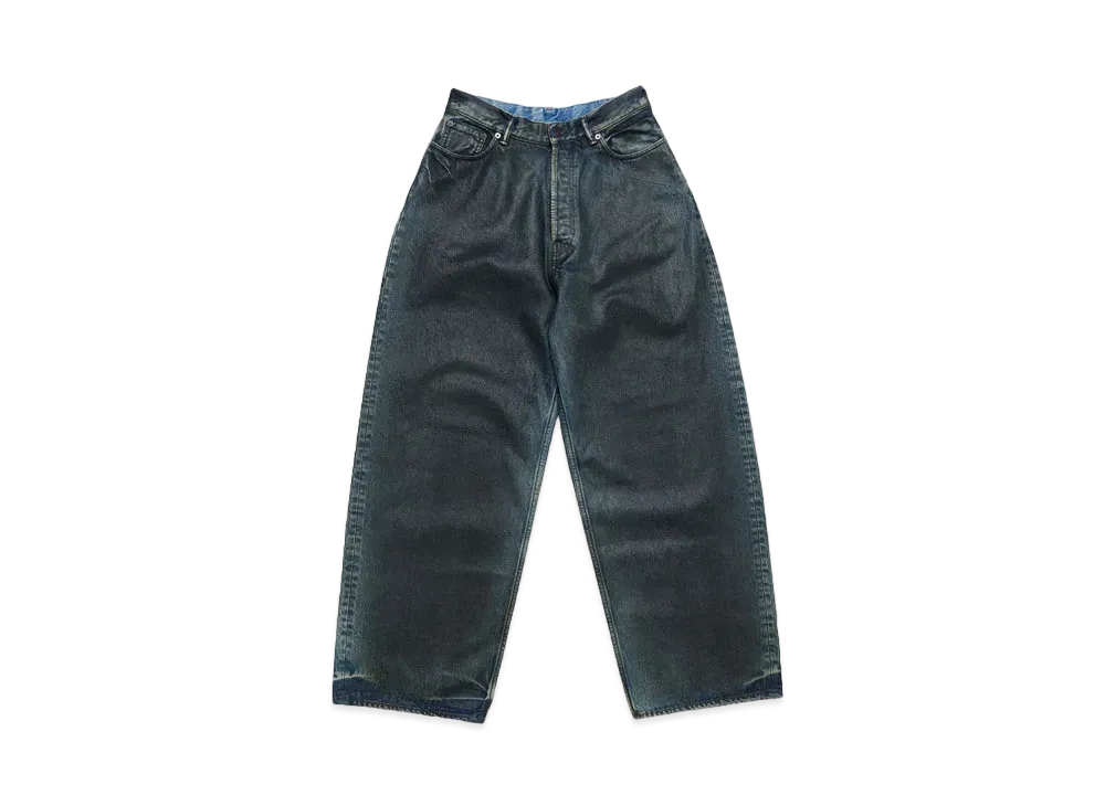 Acne Studios Super Baggy Fit Jeans - 2023 "Black/Mid Blue"