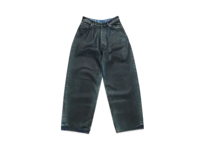Acne Studios Super Baggy Fit Jeans - 2023 "Black/Mid Blue"