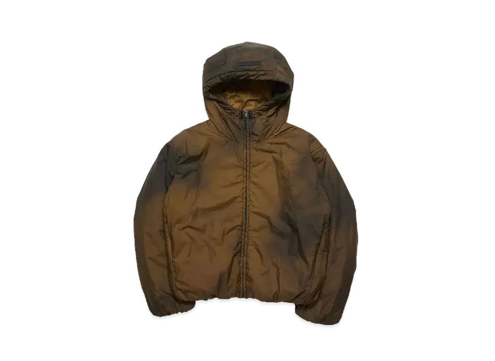 Acne Studios Hooded Puffer Jacket "Beige/Black"